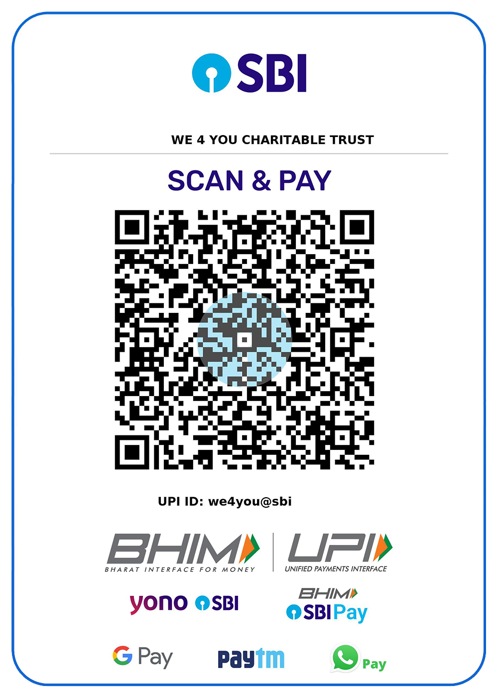 Donate to WE4YOU